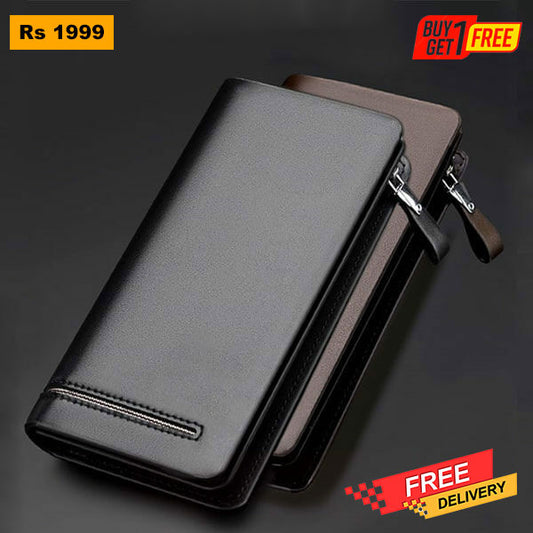 Click to enlarge long Leather Wallet (Buy 1 Get 1 Free)