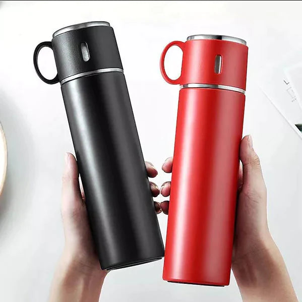 Stainless Steel Vacuum Flask Hot & Cold Thermos Bottle