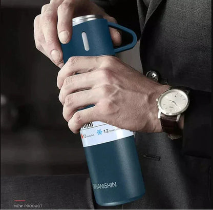 Stainless Steel Vacuum Flask Hot & Cold Thermos Bottle