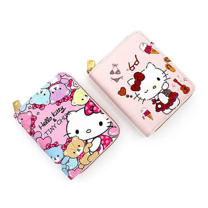 Hello Kitty PU Leather Short Wallet (Buy 1 Get 1 Free)