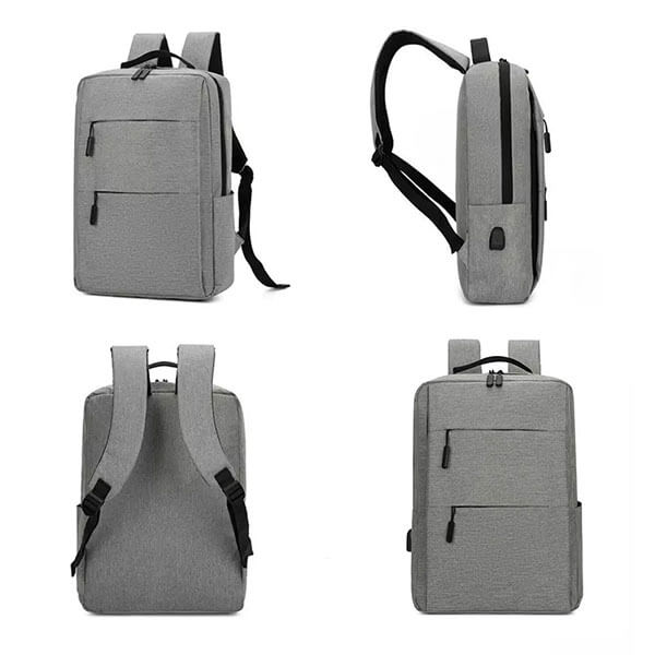 3pcs Luxury Usb Charging Backpack.