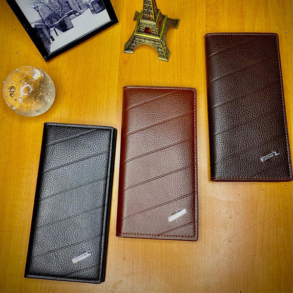 Men’s PU Long Leather Wallet