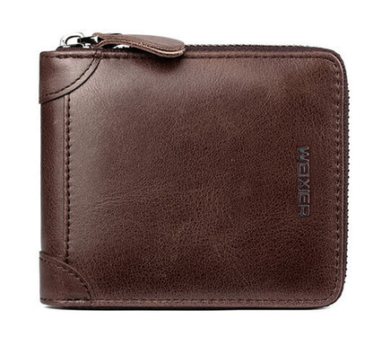 Original Leather Short Wallet-For Man